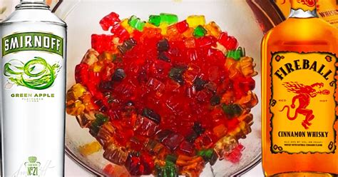 Fireball Vodka Soaked Gummy Bears