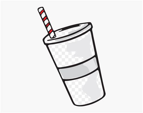 Soda Cup Clip Art From Clipart Black And White Transparent - Soda Cup ...