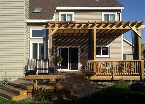 deck and pergola with mosquito curtains | White pergola, Patio, Pergola