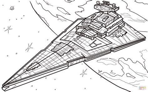 Star Destroyer | Super Coloring | Star wars coloring book, Star wars spaceships, Star wars colors