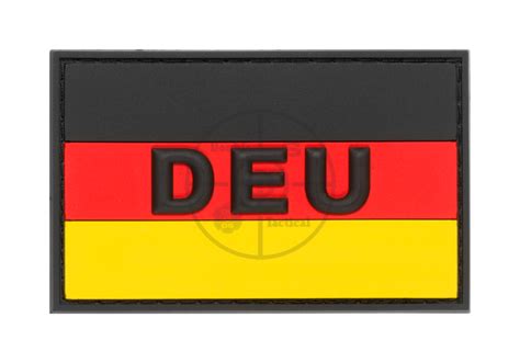 German Flag Rubber Patch - Double S Tactical