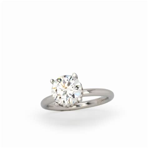 White Gold Solitaire Engagement Ring - Simmons Fine Jewelry