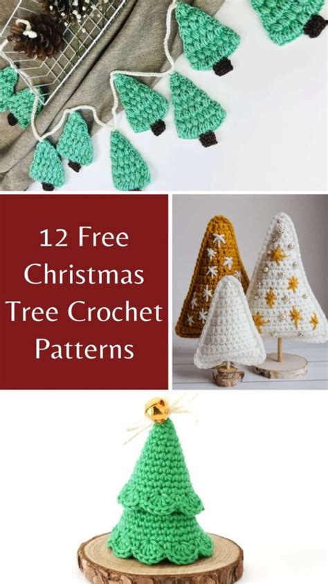 12 Free Christmas Tree Crochet Patterns - Made by Gootie