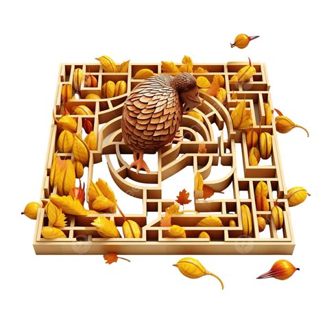 Labyrinth Maze Game, Thanksgiving Turkey, Autumn, Maze Puzzle PNG Transparent Image and Clipart ...