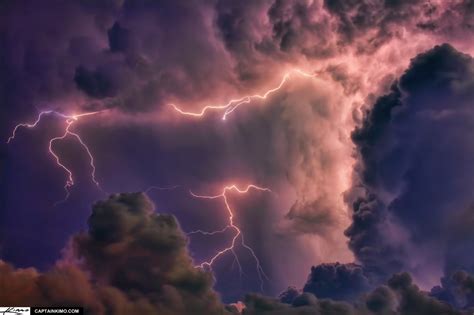 Heating Lightning in Storm Clouds Over Jupiter Sky