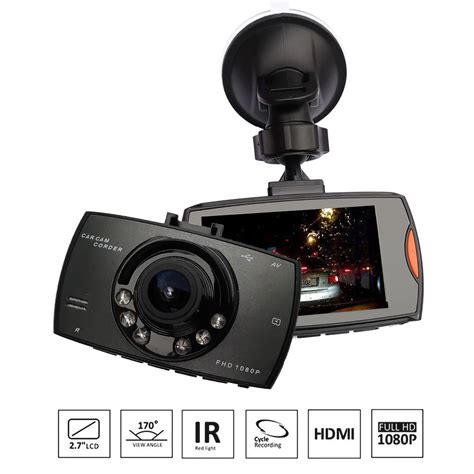 HD1080P Full 1920X1080P Car DVR Night Vision Dash Cam 500W Camera Wide ...