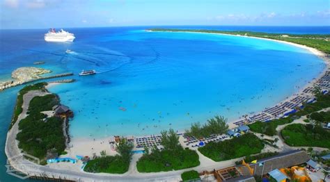 Gorgeous Drone Video of Half Moon Cay, Private Cruise Island in the Bahamas