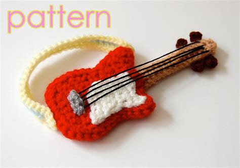 Crochet pattern guitar | Etsy | Crochet music, Crochet patterns, Amigurumi pattern