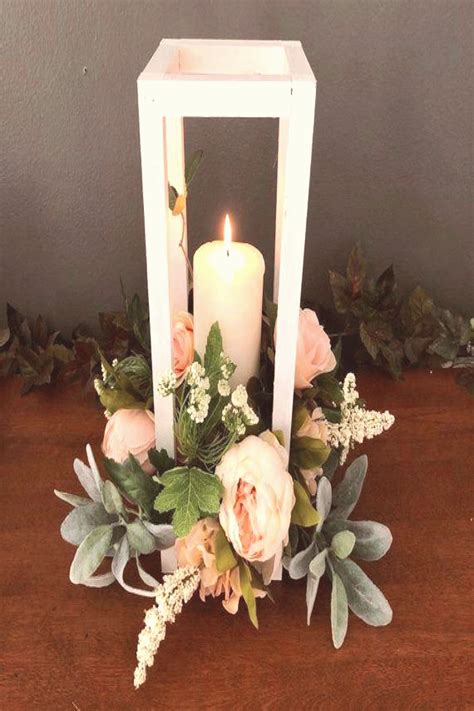 Rustic wedding centerpieces Romantic wedding centerpieces Flower cent ...