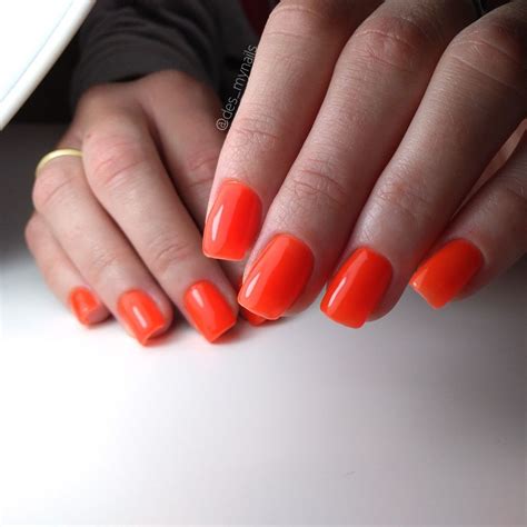 Neon orange nails | fluo nails Neon Orange Nails, Nails Design, Photo ...