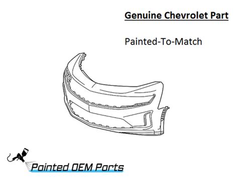 Painted 2019-2023 Chevrolet Camaro Front Bumper Cover | Genuine OEM