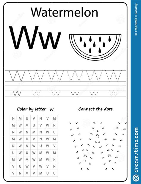 Letter W Worksheets For Grade 2 | AlphabetWorksheetsFree.com