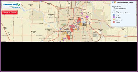 Consumers Power Outage Map Saginaw Mi - Maps : Resume Template Collections #aYPGaKjBEy