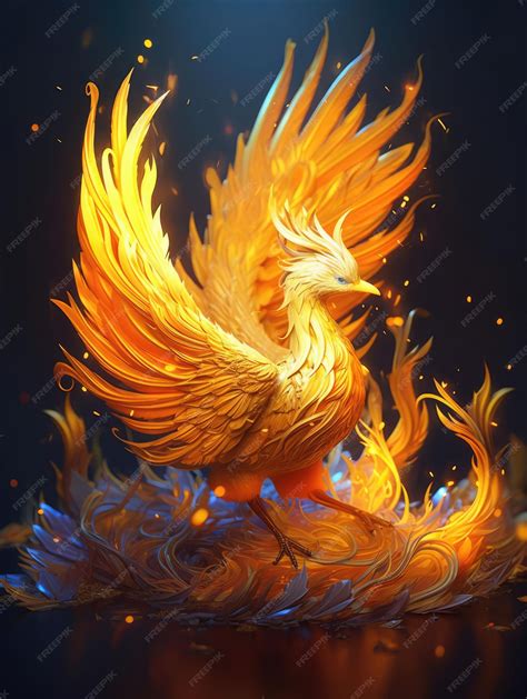 Premium AI Image | Beautiful phoenix illustration