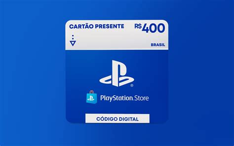 R$400 PlayStation Store - Cartão Presente Digital [Exclusivo Brasil ...