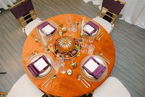 Spice Velvet Autumnal Tablescape | A Classic Party Rental