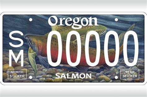 Oregon’s classic salmon license plate gets a new look - Tigard Life