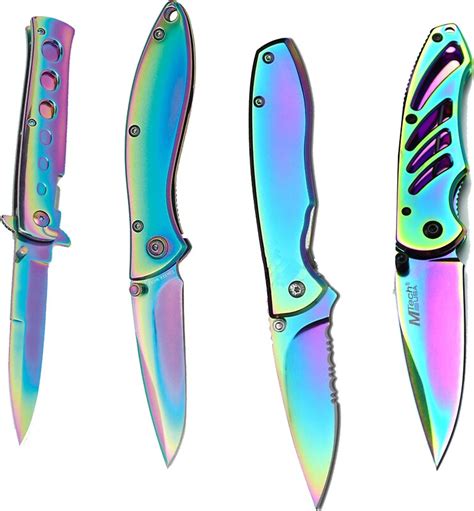 "Holographic Rainbow Knives Aesthetic" Stickers by YumeYume | Redbubble