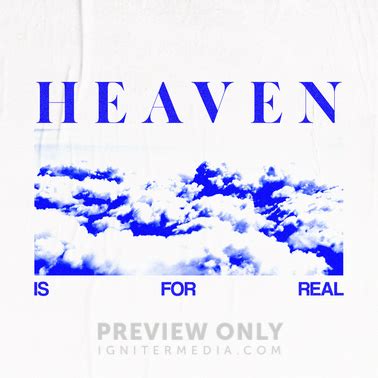 Heaven Is For Real - Social Media Graphics | Visual Media Church