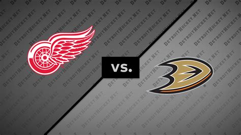 SSOTD: Red Wings vs. Ducks, 10/23/2022 – DetroitHockey.Net