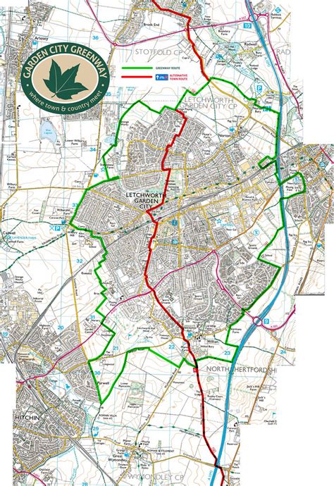 Garden City Greenway Map | The Letchworth Garden City Greenw… | Flickr