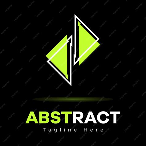 Premium Vector | Creative neon green abstract gaming logo