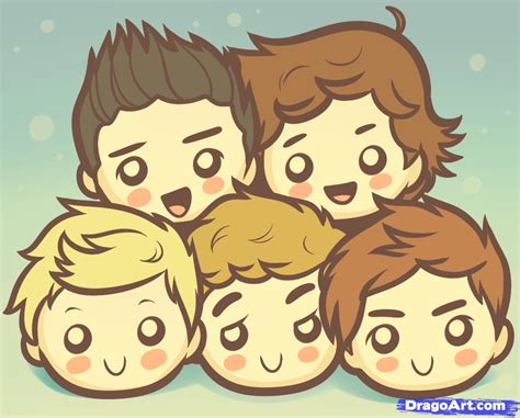 one direction cartoon