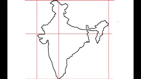 How to draw Map of India. - YouTube