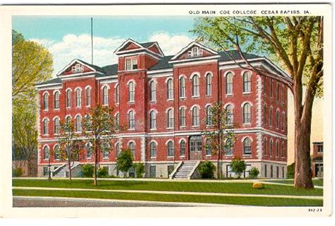 IOWA Cedar Rapids - Coe College Old Main 1929