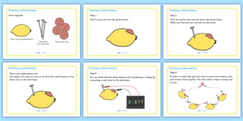 How To Make A Lemon Battery (teacher made)