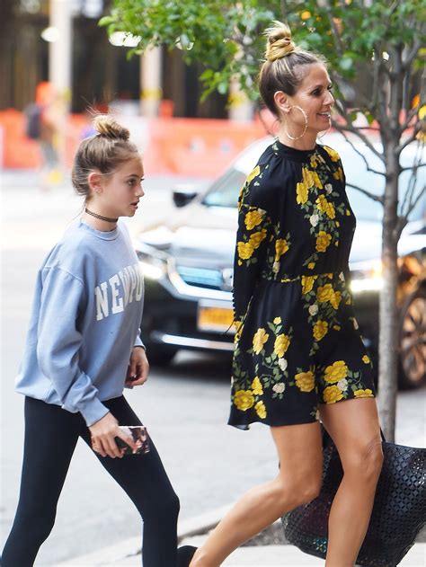 Heidi Klum and Daughter Leni Samuel Embrace Twinning Topknots | Vogue