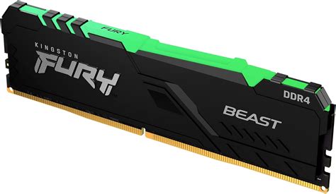 Kingston FURY Beast RGB 32GB (2x16GB) 3200MHz DDR4 CL16 Desktop Memory ...