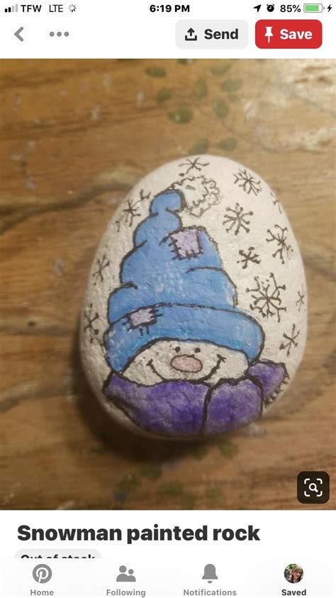 Pin by Julie Blanco Conroy on Winter Painted Rocks | Painted rocks kids, Rock crafts, Painted rocks