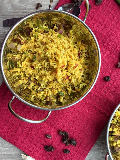 Curried rice salad with raisins is a refreshing and spicy twist to salad for your next barbecue ...