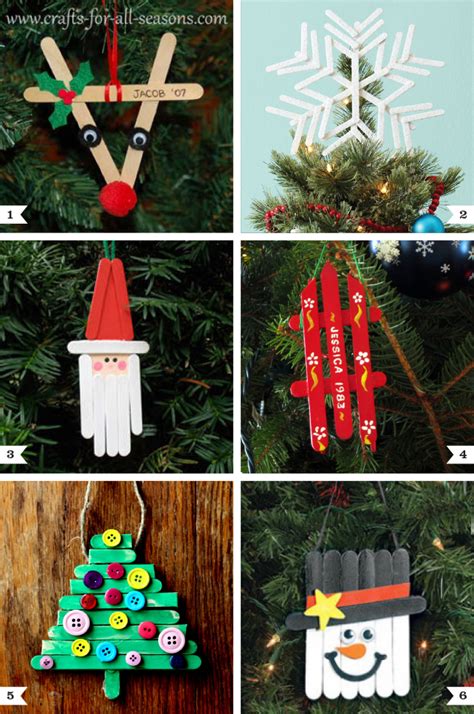 DIY popsicle stick ornaments - Chickabug