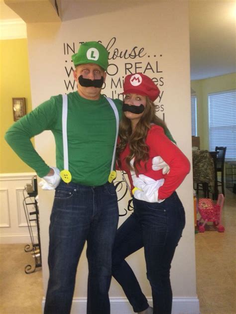 Image result for homemade luigi costume | Mario and luigi costume, Couple halloween costumes for ...