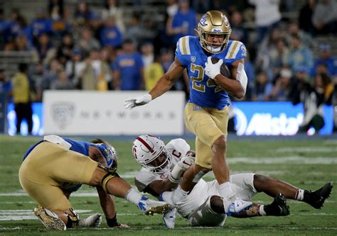 UCLA's Zach Charbonnet limited as Bruins' running back depth thin - Los ...