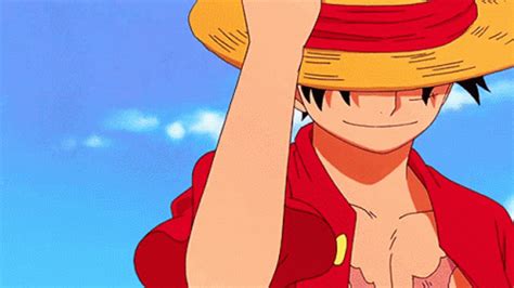 Luffy One Piece GIF - Luffy One Piece Luffy Smile - Discover & Share GIFs One Piece Shirt, One ...