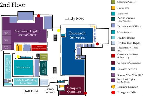 Mitchell Memorial Library, 2nd Floor - Mississippi State University Libraries