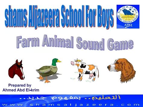 PPT - Farm Animal Sound Game PowerPoint Presentation, free download ...