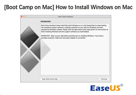 [Boot Camp on Mac] How to Install Windows on Mac - EaseUS