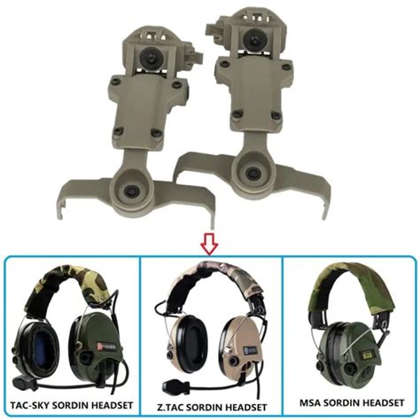 TACTICAL HELMET MLOK/WENDY/ARC Rail Adapter for SORDIN Airsoft Shooting Headset $40.99 - PicClick