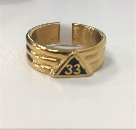 Masonic "Scottish Rite 33rd Degree" Ring | MasonicBuys