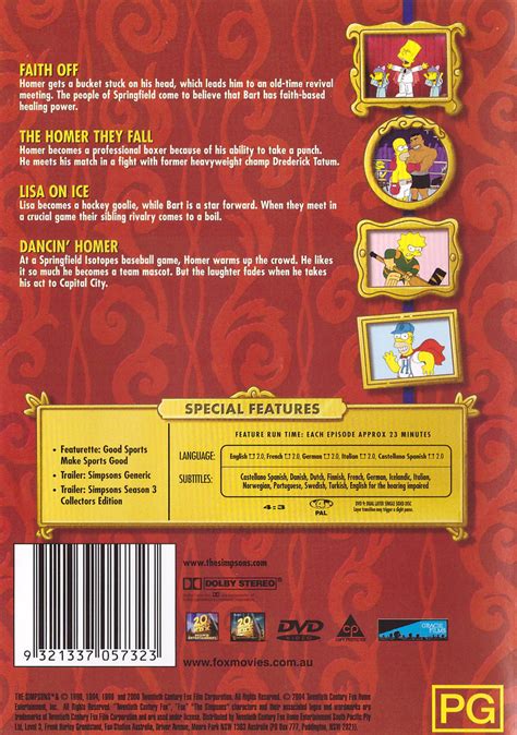 The Simpsons Classics: On Your Marks, Get Set, D'oh! (DVD, 2004) Region 4 AS NEW