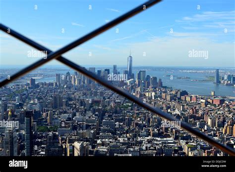 New York City Skyline Seen From Empire State Building Stock Photo - Alamy