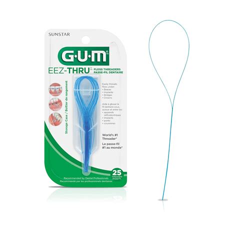 Gum EEZ-Thru - Hilo dental, Multicolor, 1 paquete: Amazon.com.mx ...