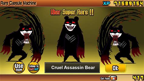 The Battle Cats - Unit Cruel Assassin Bear! (BLACK) - YouTube