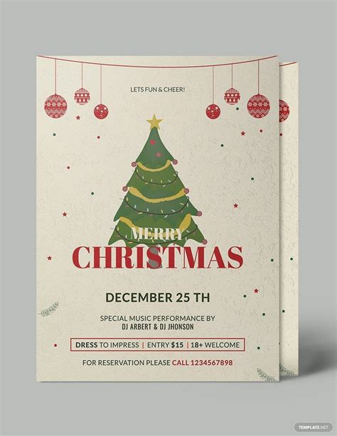 18 Free Christmas Flyer Templates [Word, PDF, PSD], 40% OFF