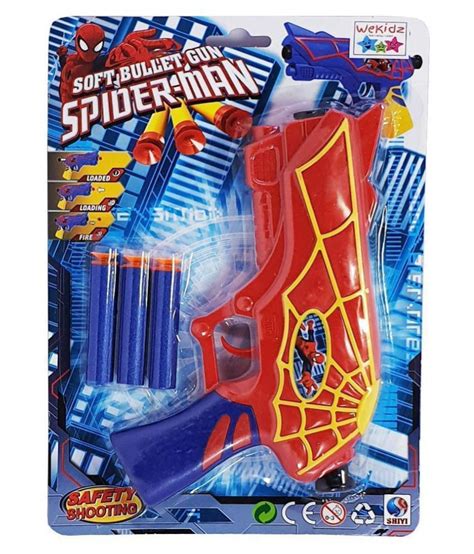 HM SPIDERMAN GUN ( 3 soft bullet ) - Buy HM SPIDERMAN GUN ( 3 soft bullet ) Online at Low Price ...