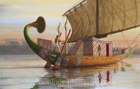 Reconstruction of Egyptian New Kingdom period boat based on tomb ...